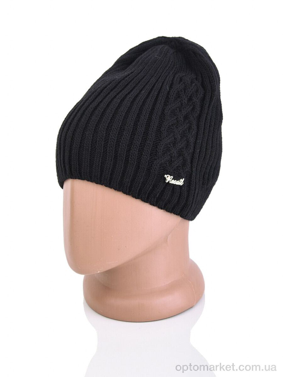 Купить Шапка жіночі 9-26 black Королева чорний, фото 1