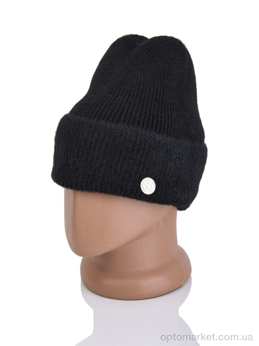 Купить Шапка жіночі 9-27 black Королева чорний, фото 1