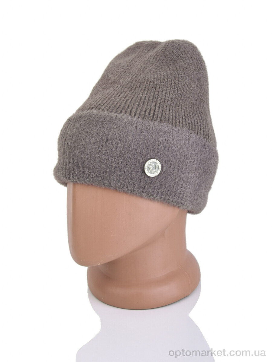 Купить Шапка жіночі 9-27 brown Королева коричневий, фото 1