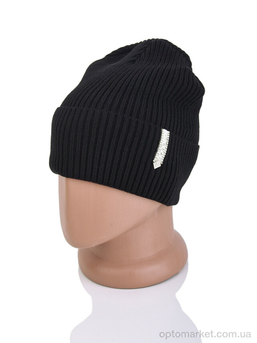 Купить Шапка жіночі 9-29 black Королева чорний, фото 1