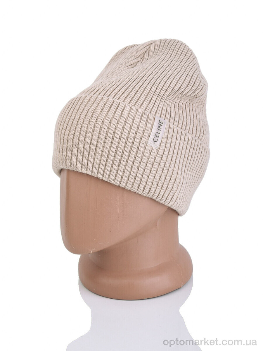 Купить Шапка жіночі 9-30 beige C.line бежевий, фото 2