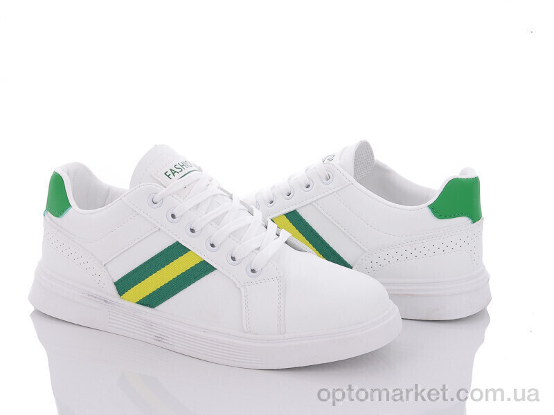 Купить Кросівки чоловічі 9-777 white-green Wonex білий, фото 1