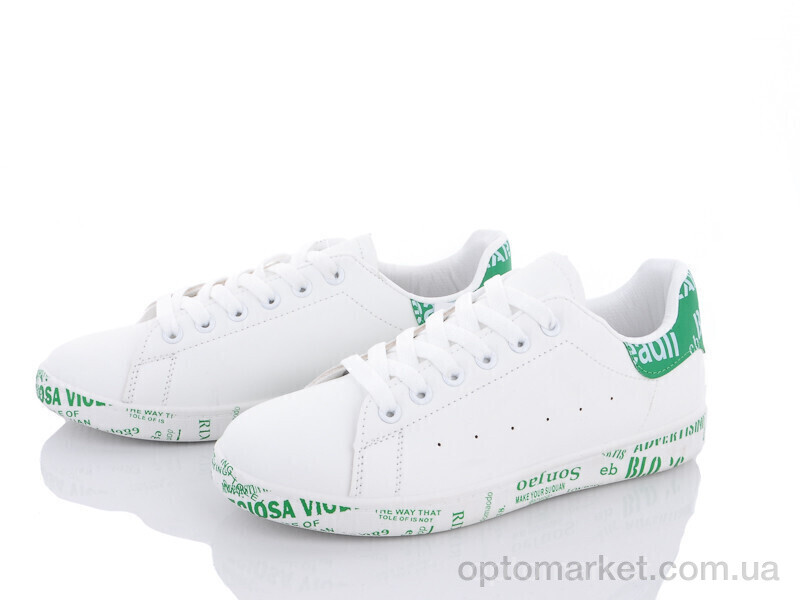 Купить Кросівки жіночі 9-782 white-green Violeta only one білий, фото 1