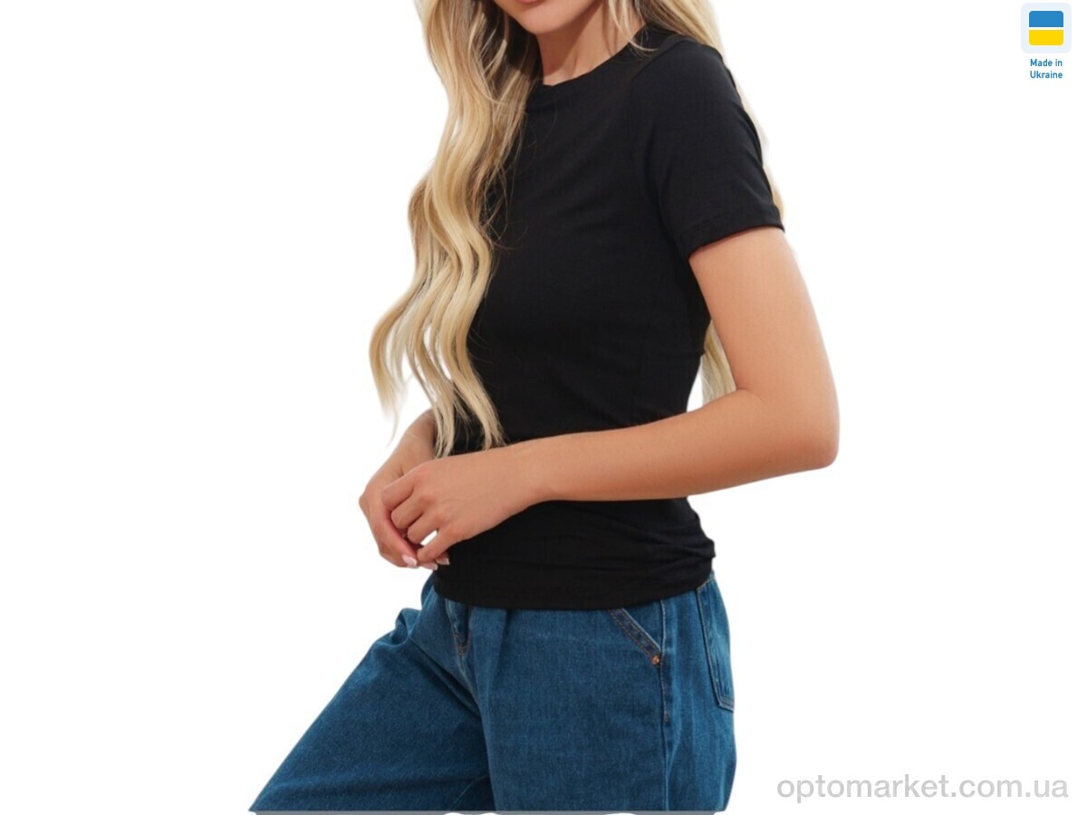 Купить Футболка жіночі 9 чорний Sport style чорний, фото 1