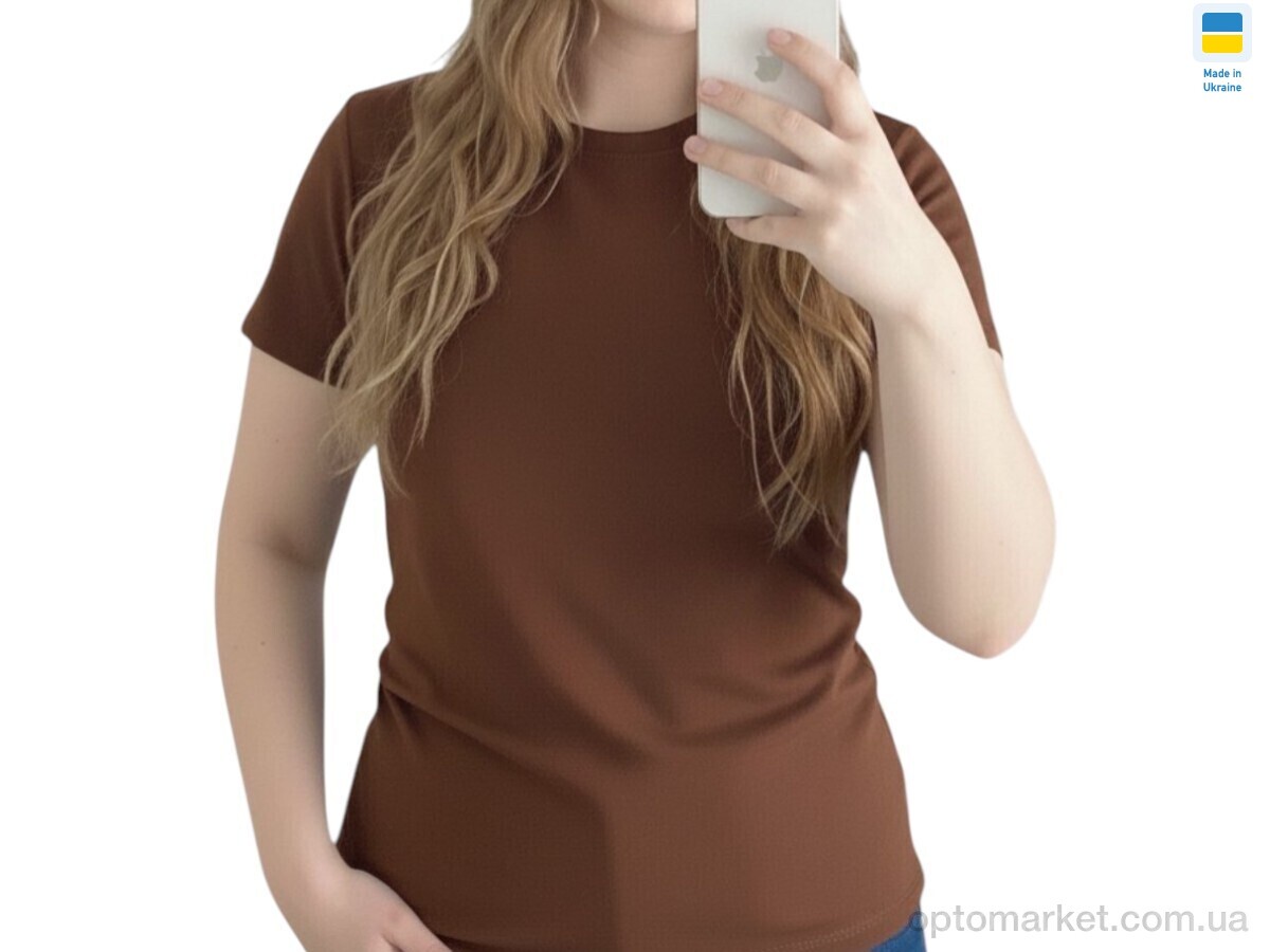Купить Футболка жіночі 9 шоколадний Margo коричневий, фото 1