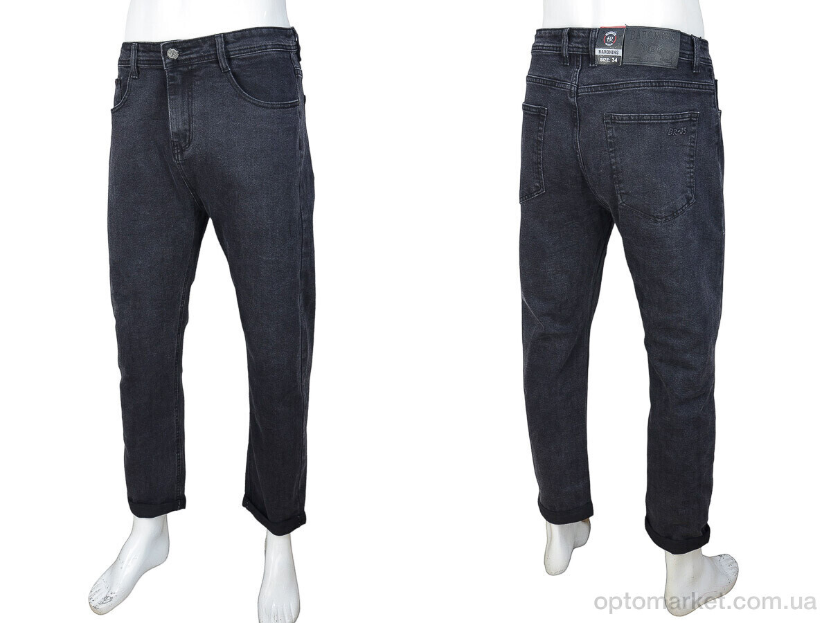 Купить Джинси чоловічі 9003 Baron сірий, фото 3