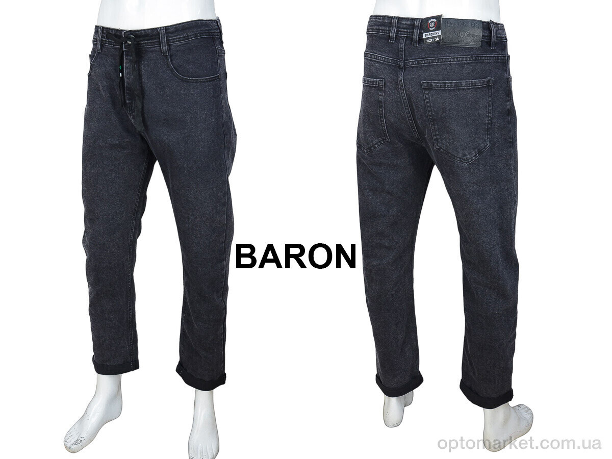 Купить Джинси чоловічі 9005 Baron сірий, фото 3