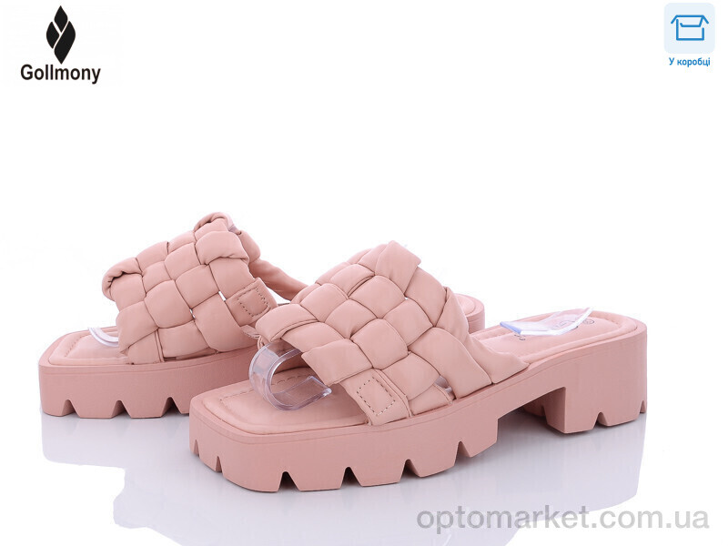 Купить Шльопанці жіночі 9006-5 Gollmony рожевий, фото 1