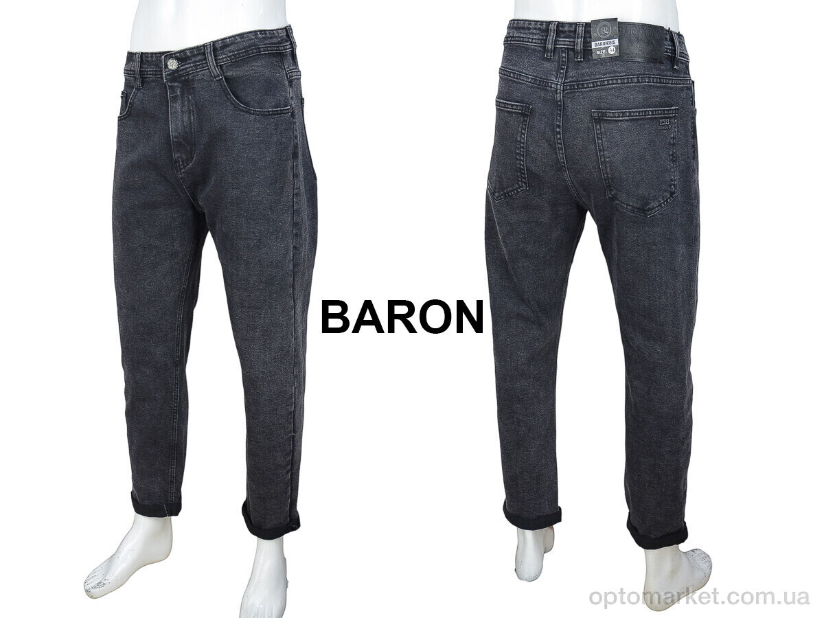 Купить Джинси чоловічі 9007 Baron сірий, фото 3