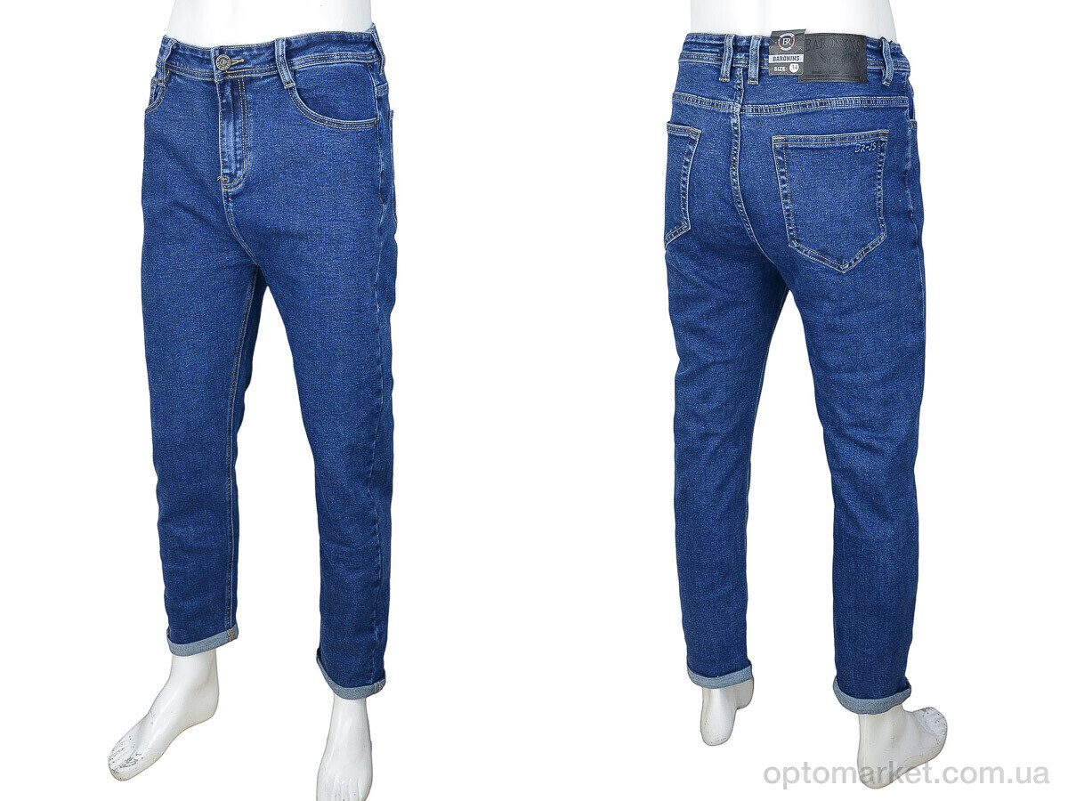 Купить Джинси чоловічі 9008 Baron синій, фото 3