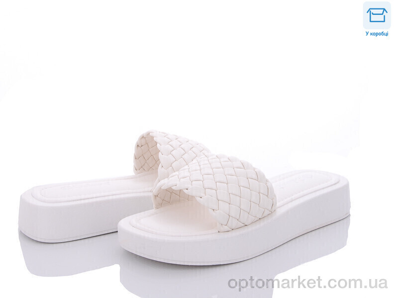 Купить Шльопанці жіночі 9009-2 Gollmony білий, фото 1
