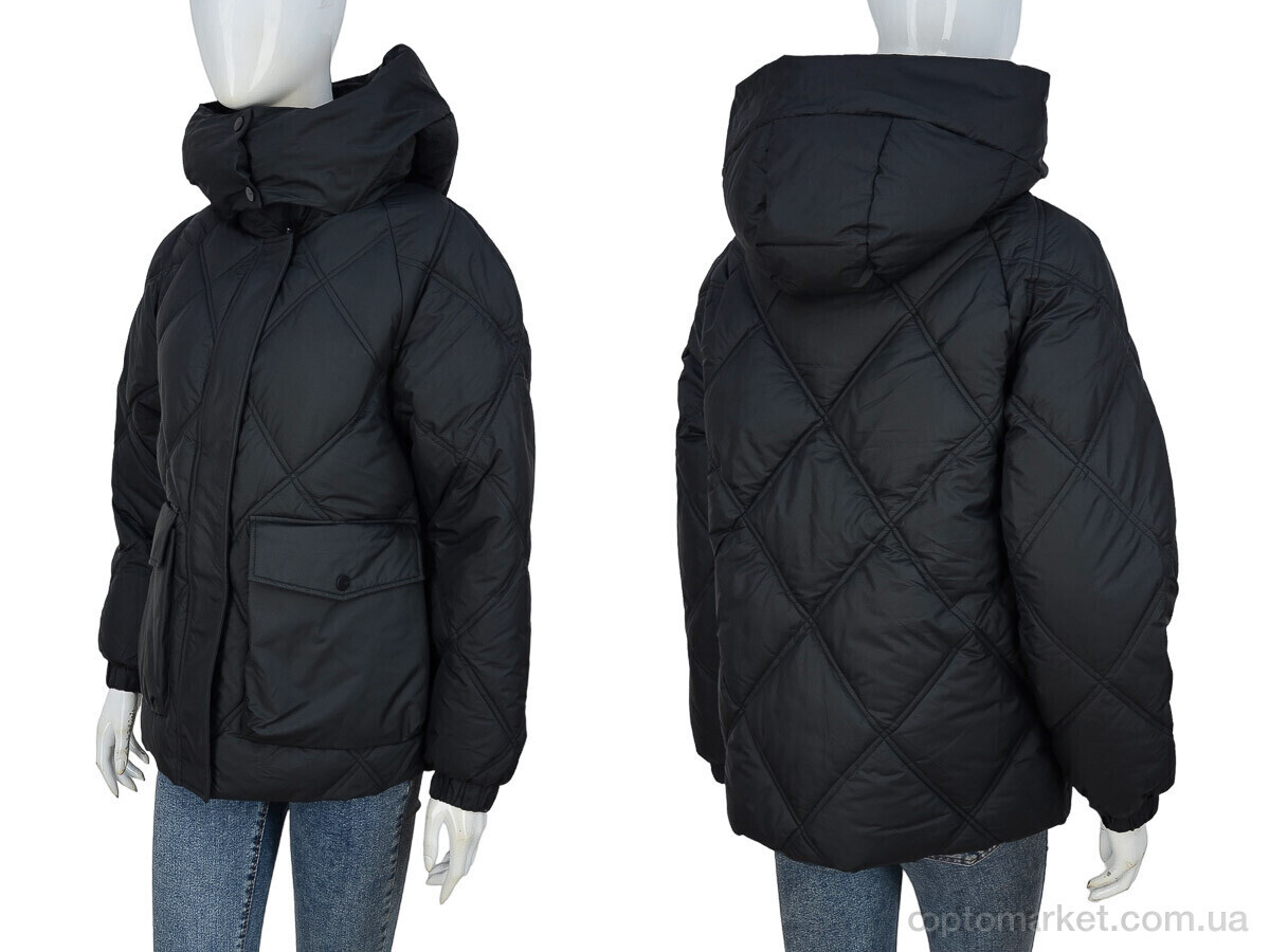 Купить Куртка жіночі 9012 black Aixiaohua чорний, фото 3