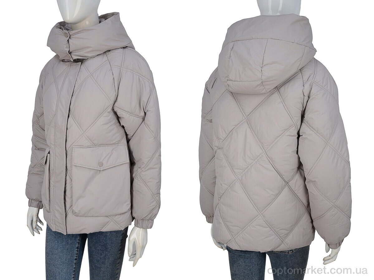 Купить Куртка жіночі 9012 grey Aixiaohua сірий, фото 3