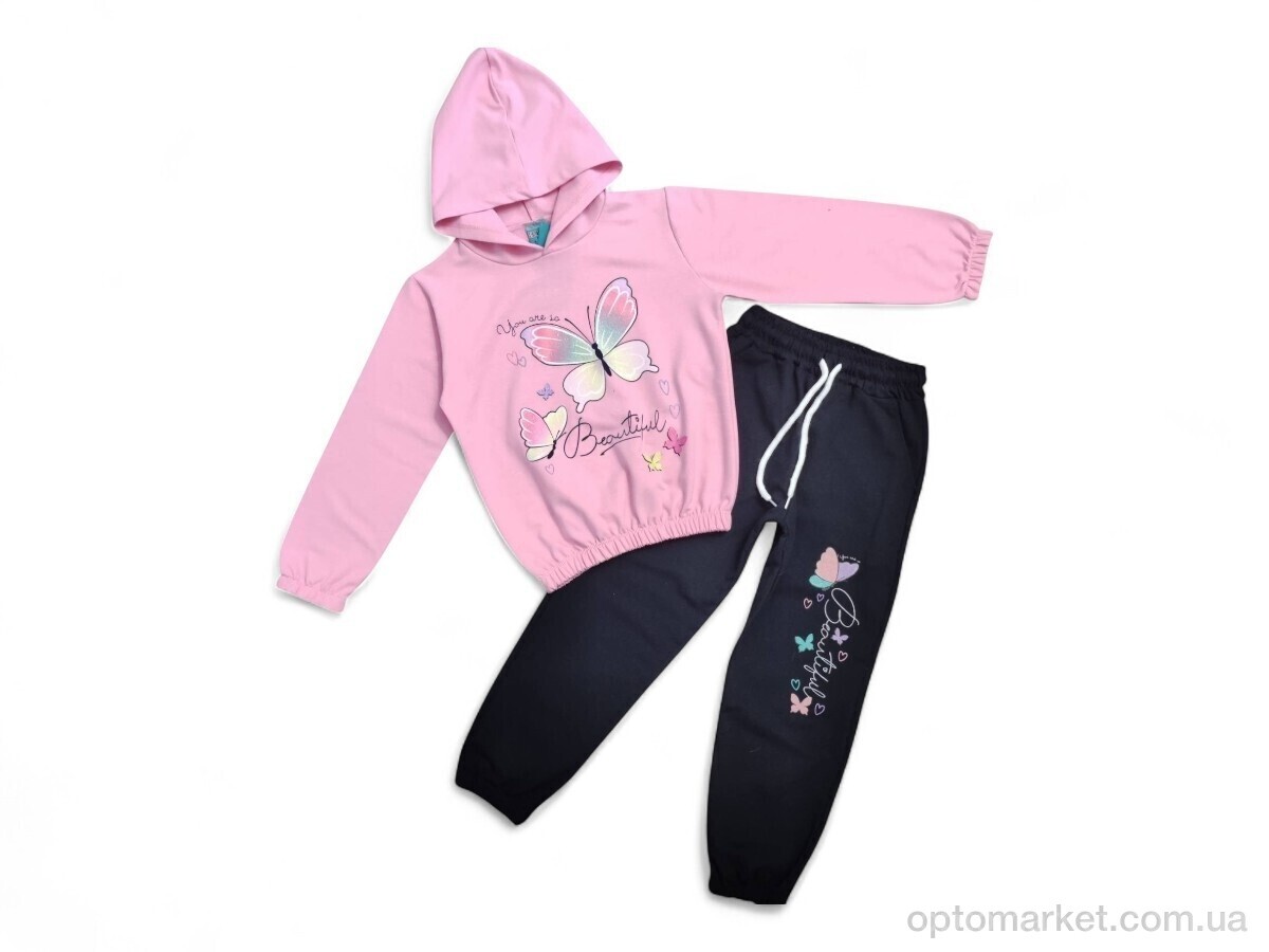 Купить Комплекти дитячі дитячі 9022 св.рожевий батнік-штани CITCIT Kids рожевий, фото 1