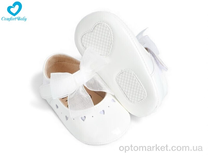 Купить Пінетки дитячі 9023 білий Comfort-baby білий, фото 1