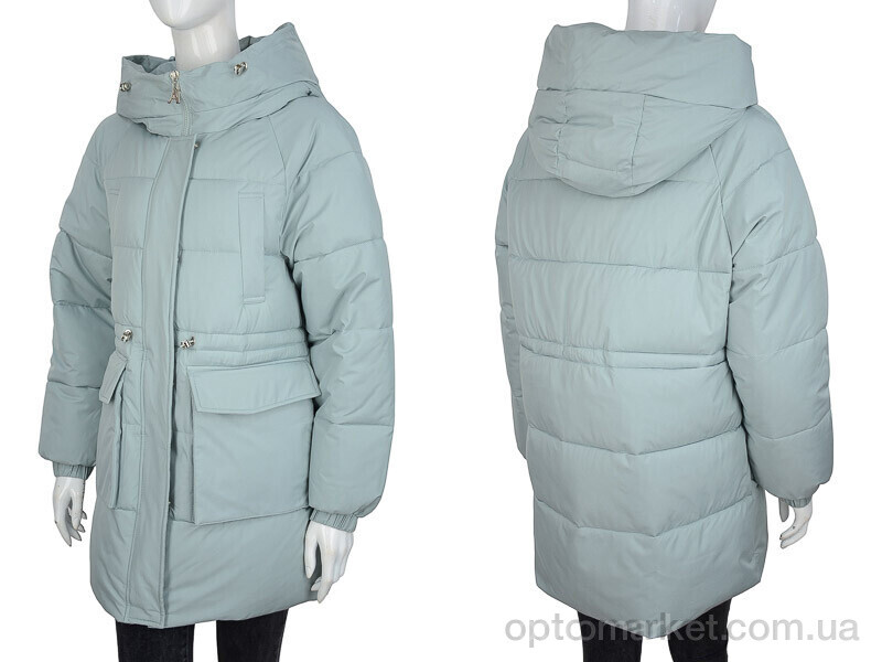 Купить Куртка жіночі 9029 bean green Aixiaohua зелений, фото 3