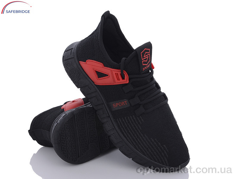 Купить Кросівки чоловічі 903 black-red Victoria чорний, фото 1