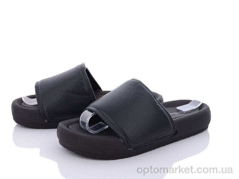 Купить Шльопанці жіночі 9033-1 Gollmony чорний, фото 1