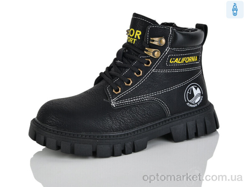 Купить Черевики дитячі 9035 black KEWK чорний, фото 1