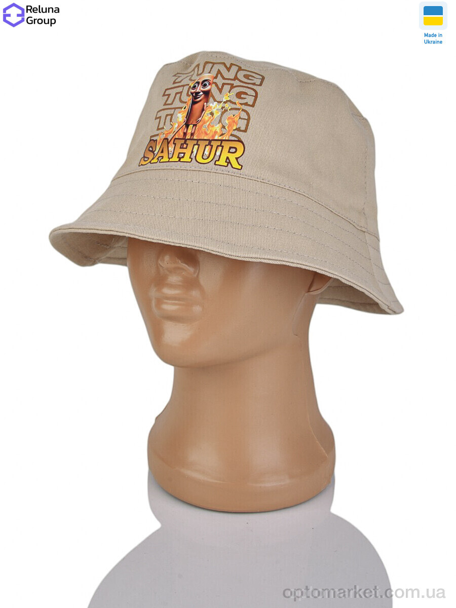 Купить Панама дитячі 9036-4 beige Reluna Group бежевий, фото 1