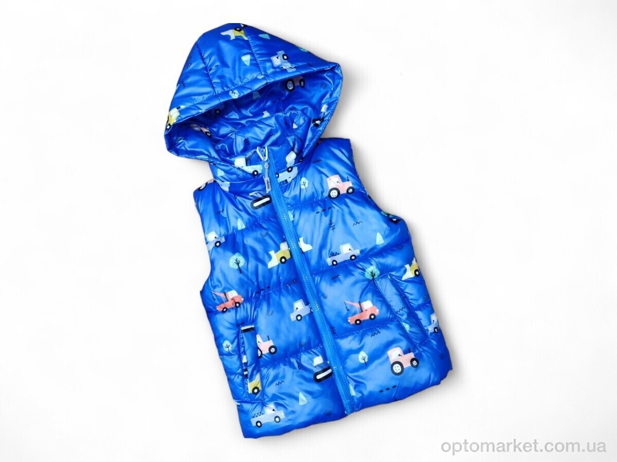 Купить Жилетка дитячі 905 електрик F.H синій, фото 1