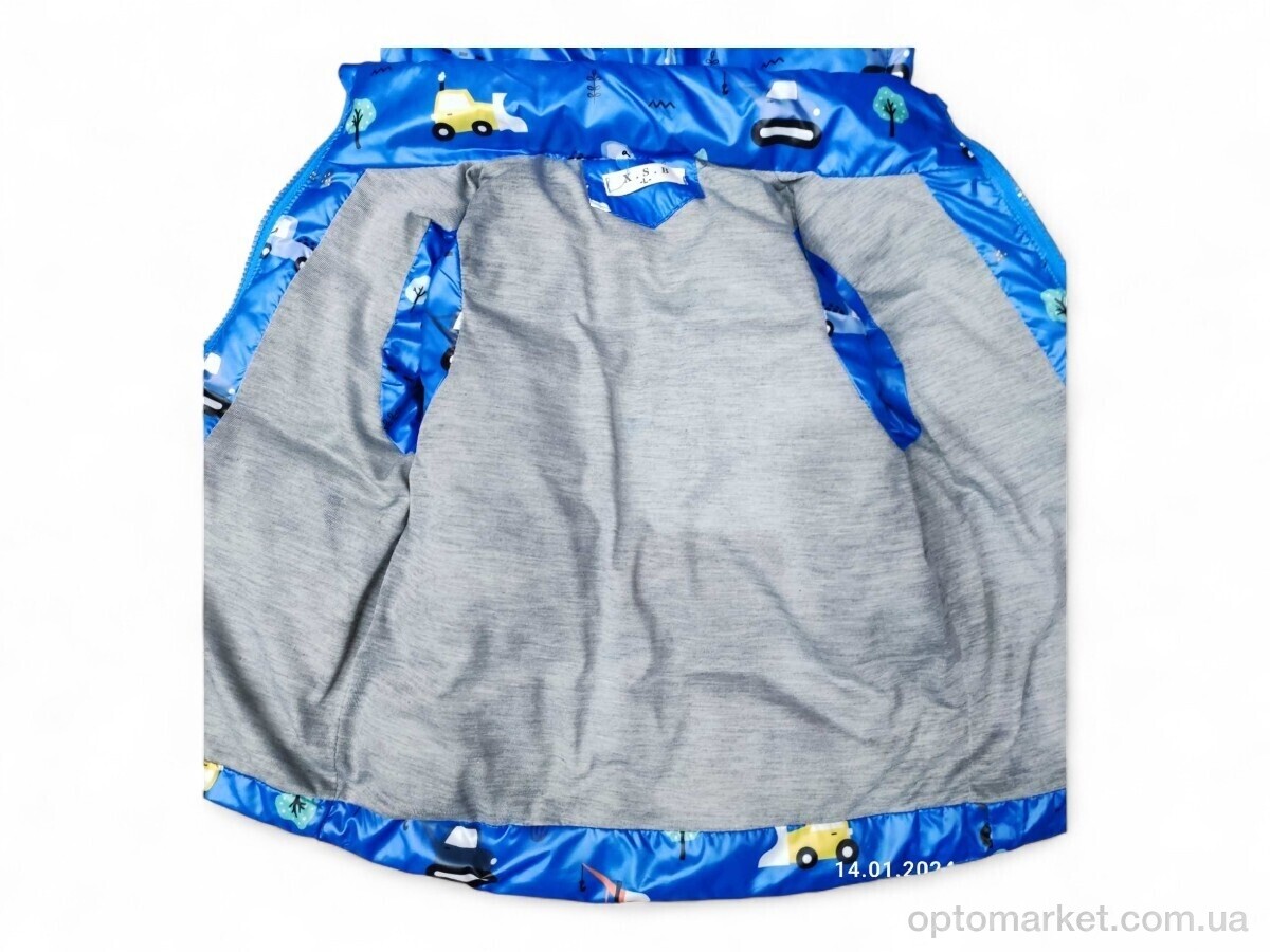 Купить Жилетка дитячі 905 електрик F.H синій, фото 3