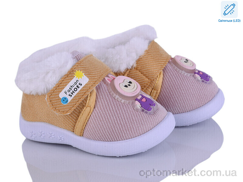 Купить Пінетки дитячі 905 pink LED KEWK рожевий, фото 1