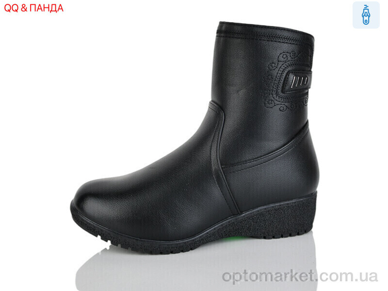 Купить Черевики жіночі 905 QQ&Панда чорний, фото 1