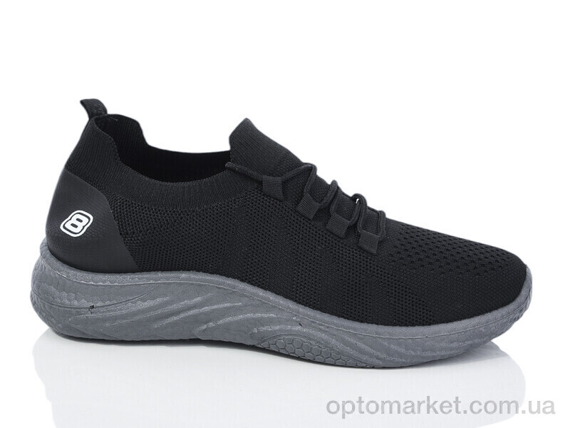 Купить Кросівки чоловічі 906-008 піна Xifa чорний, фото 1