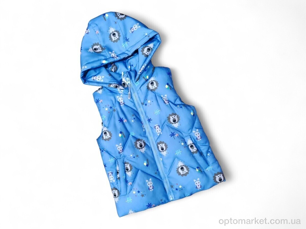 Купить Жилетка дитячі 907 блакитний F.H блакитний, фото 1