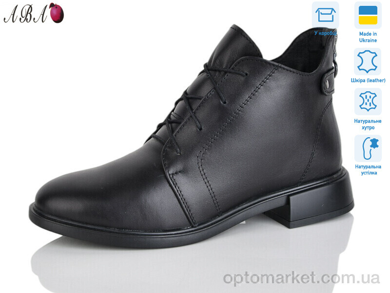 Купить Черевики жіночі 907 чорний DJUS SHOES чорний, фото 1