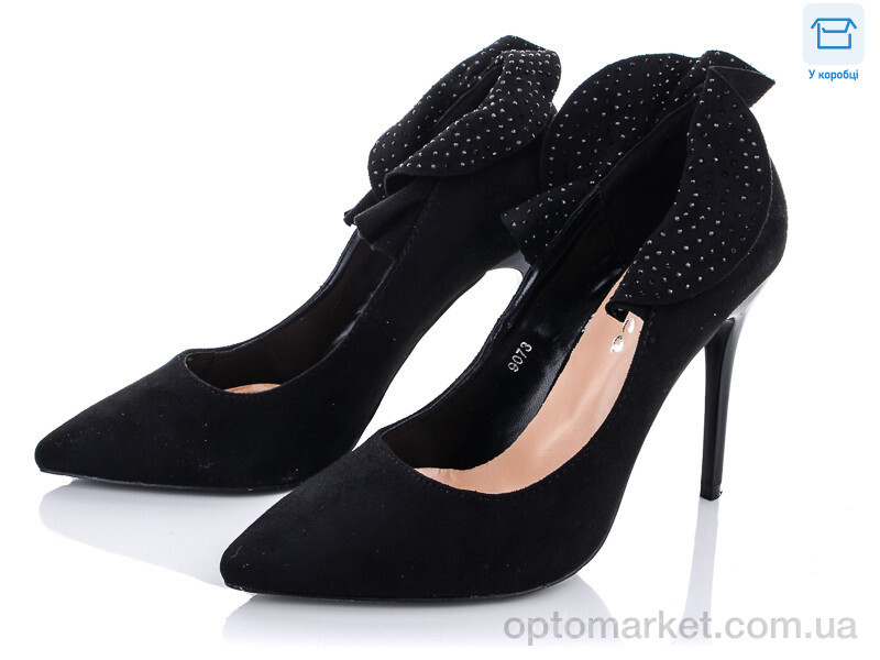Купить Туфлі жіночі 9073 black STAR чорний, фото 1