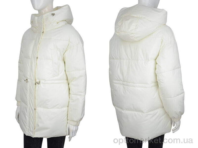 Купить Куртка жіночі 9076 beige Aixiaohua бежевий, фото 3