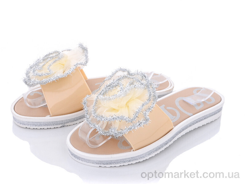 Купить Шльопанці жіночі 908-1 beige Obuvok бежевий, фото 1