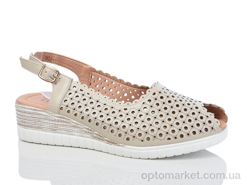 Купить Босоніжки жіночі 908-1 Leguzaza бежевий, фото 1