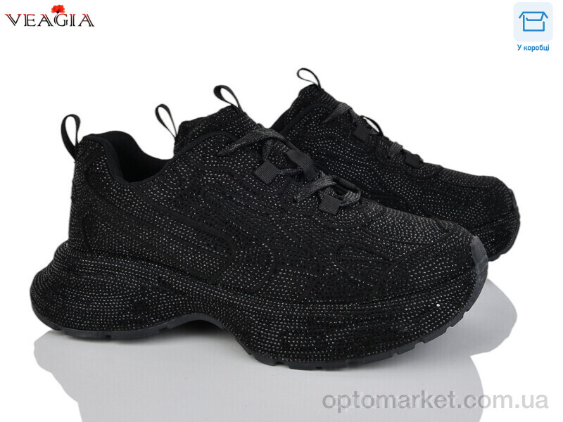 Купить Кросівки жіночі 908-1 Veagia чорний, фото 1