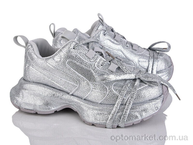 Купить Кросівки жіночі 908-15 Бабочка-Mengfuna-AESD срібний, фото 1