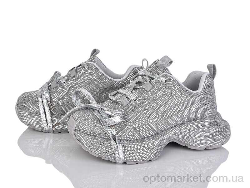 Купить Кросівки жіночі 908-18 Бабочка-Mengfuna-AESD срібний, фото 1