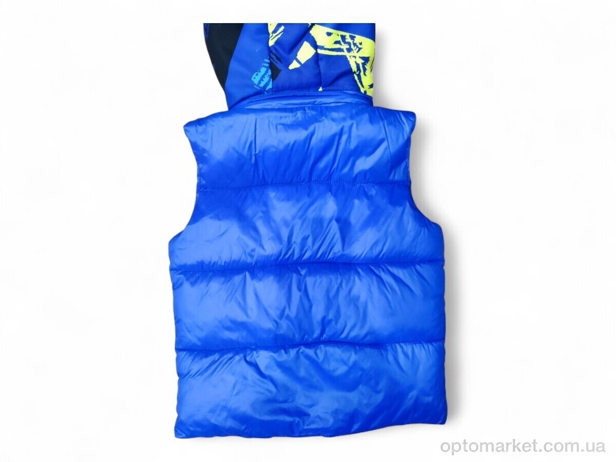 Купить Жилетка дитячі 908 електрик F.H синій, фото 2