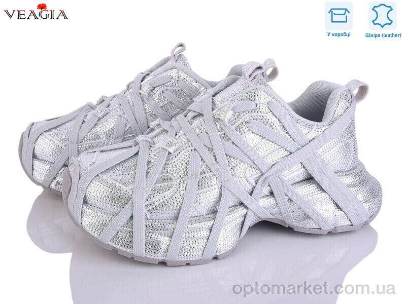 Купить Кросівки жіночі 90888 -3 silver Veagia срібний, фото 1