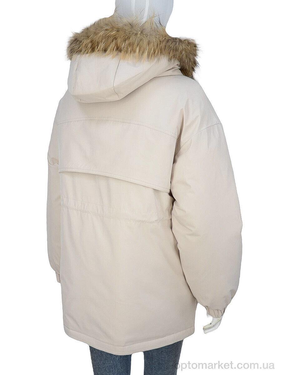 Купить Куртка жіночі 9092 beige Aixiaohua бежевий, фото 2