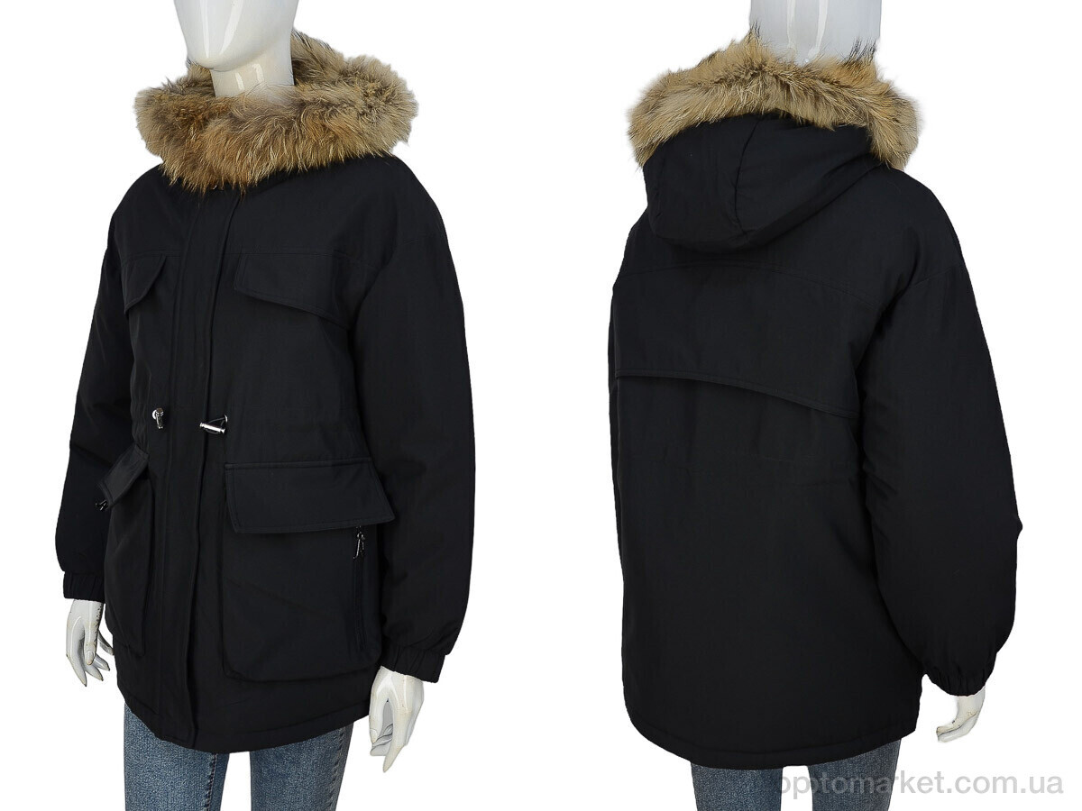 Купить Куртка жіночі 9092 black Aixiaohua чорний, фото 3