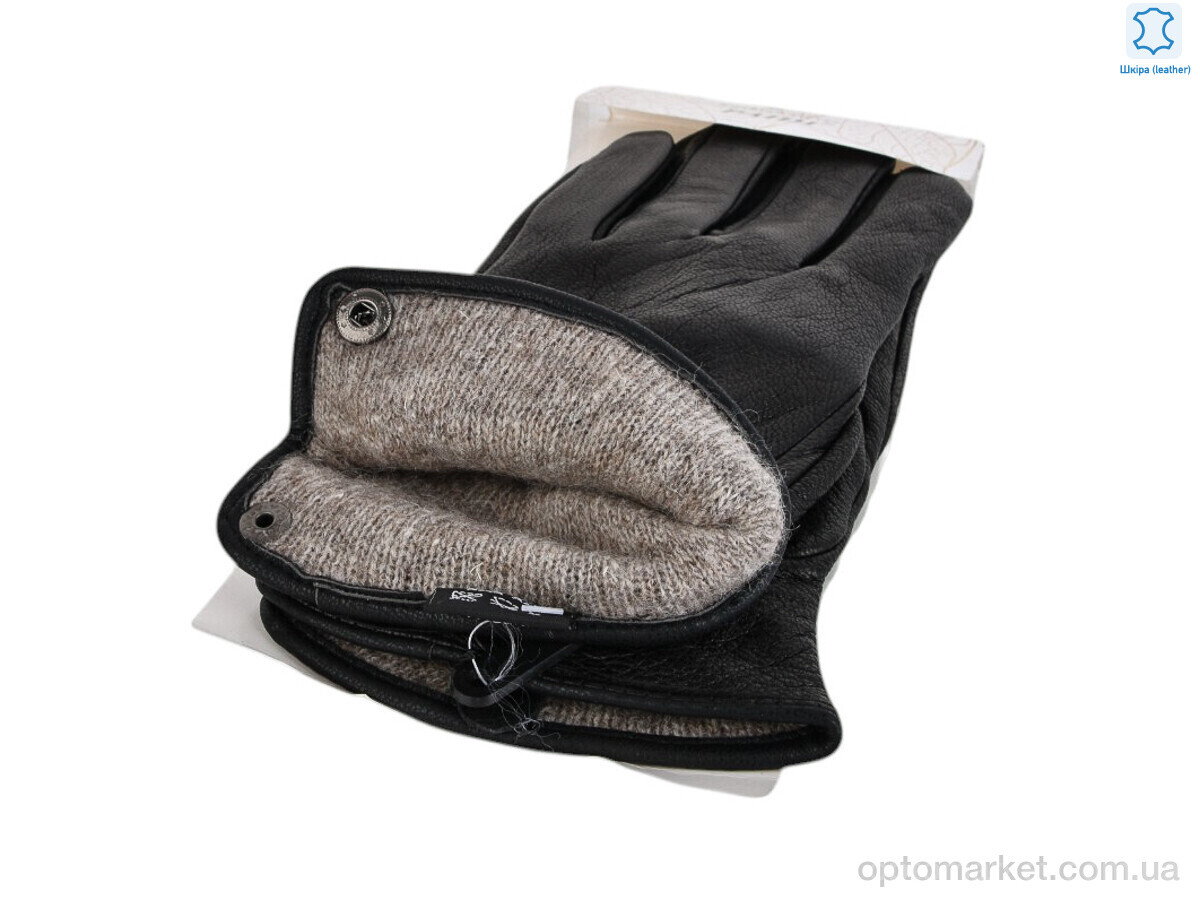 Купить Рукавички жіночі 91-1 black Paidi чорний, фото 2