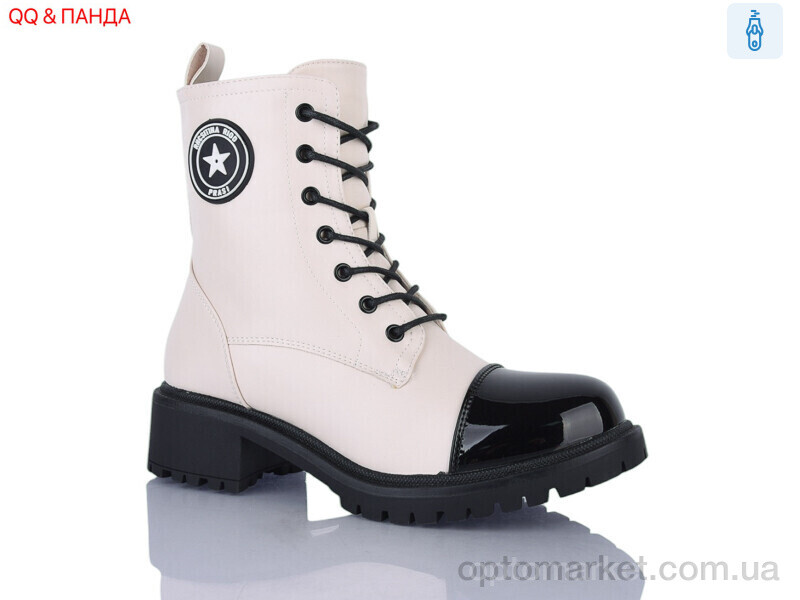 Купить Черевики жіночі 91-2 QQ&Панда бежевий, фото 1