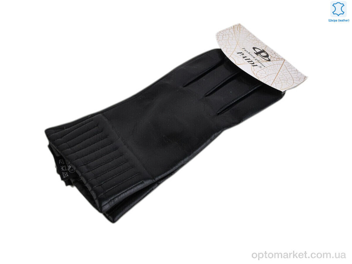 Купить Рукавички жіночі 91-3 black Paidi чорний, фото 1