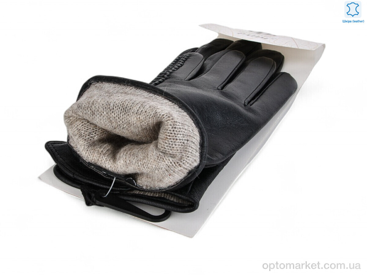 Купить Рукавички жіночі 91-5 black Paidi чорний, фото 2