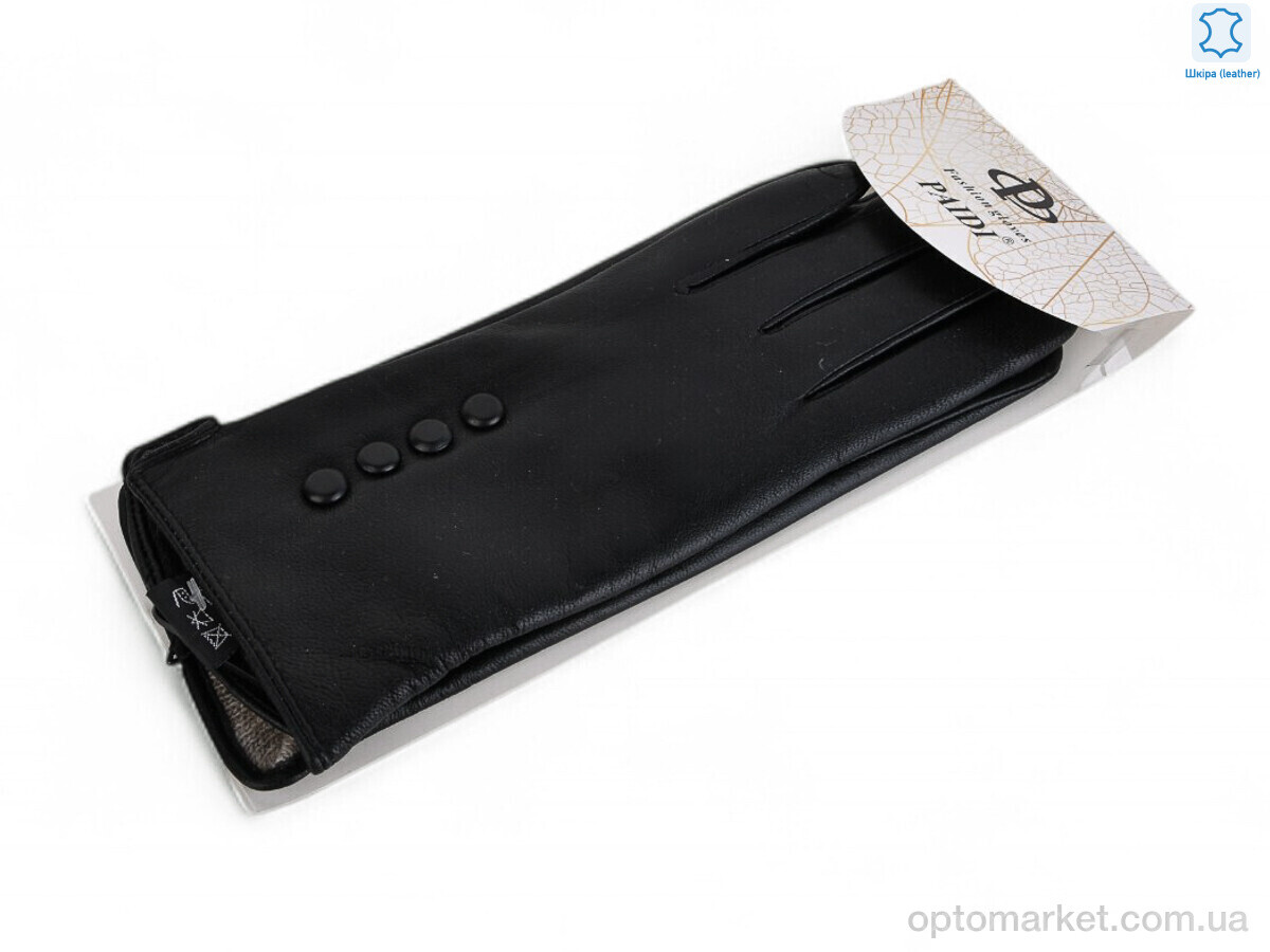 Купить Рукавички жіночі 91-6 black Paidi чорний, фото 1