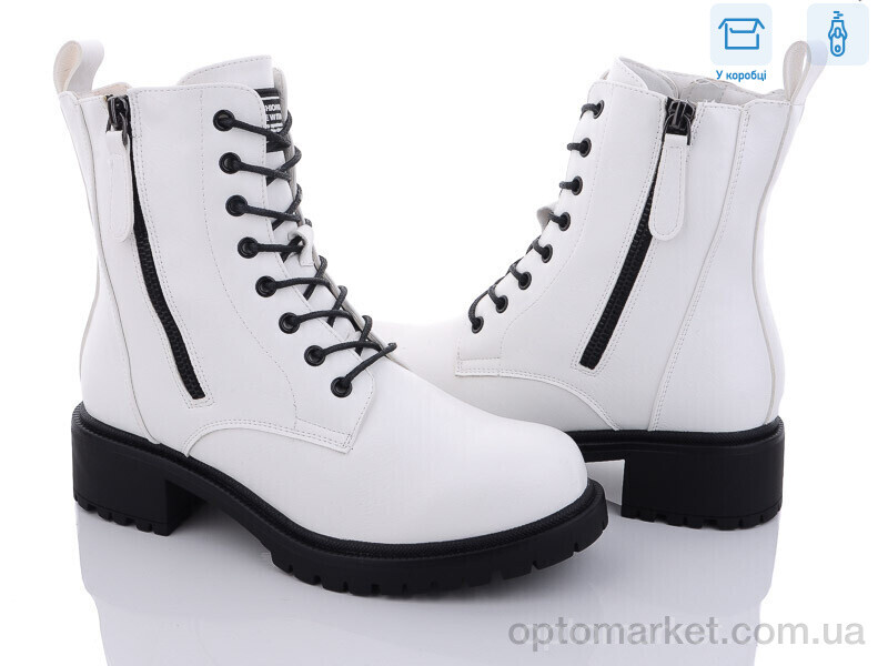 Купить Черевики жіночі 91-6 Hongquan білий, фото 1
