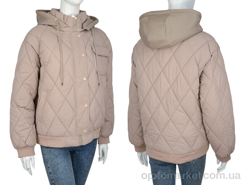 Купить Куртка жіночі 910 beige TurnHug бежевий, фото 3