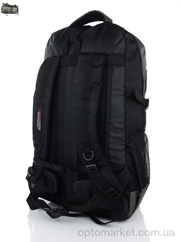 Купить Рюкзак унісекс 910 black-grey Superbag чорний, фото 2